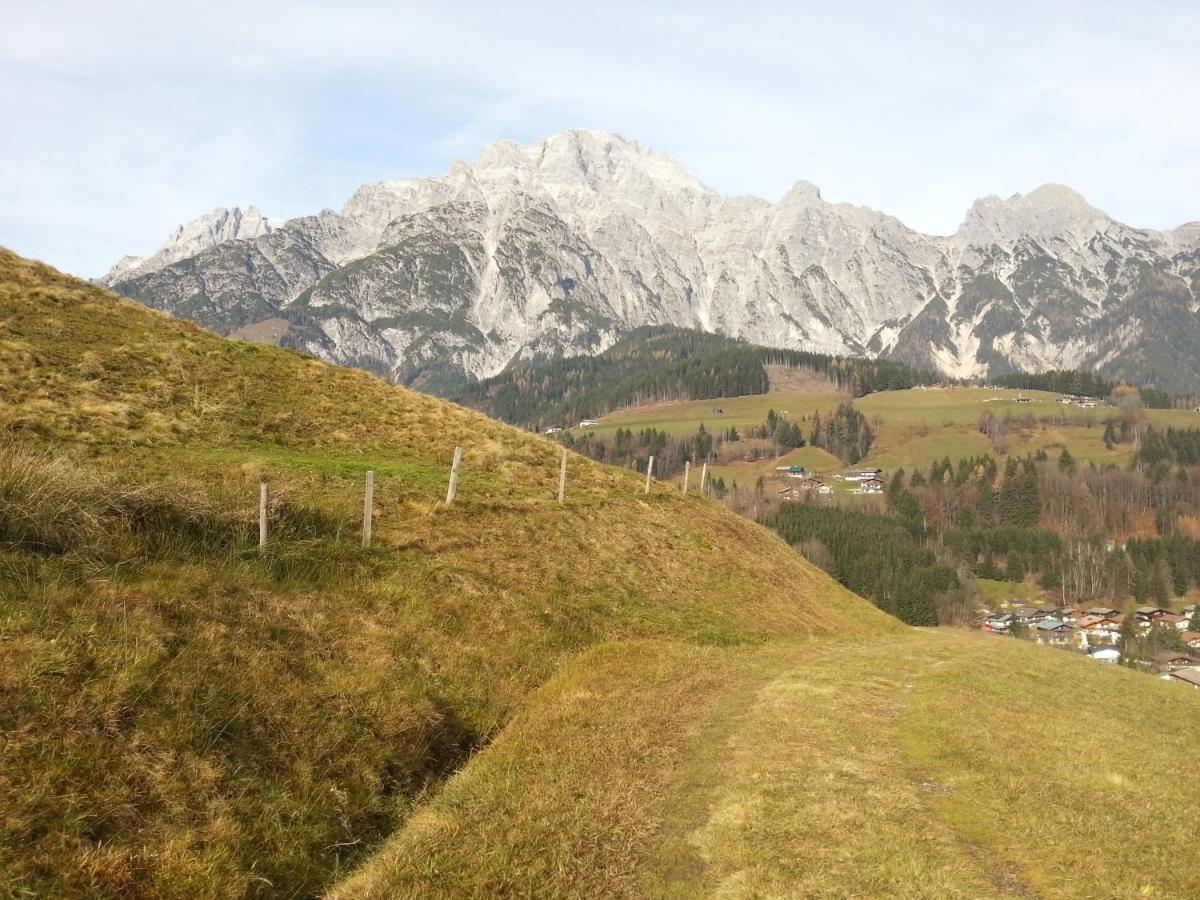 Ferienwohnung Schwarzbach Leogang Esterno foto